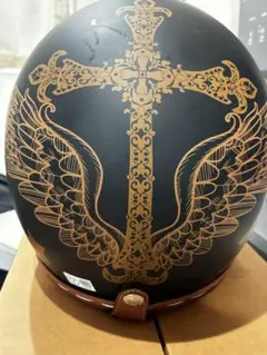 B'z 稲葉さんタトゥー マットブラック ハーフヘルメット - メルカリ