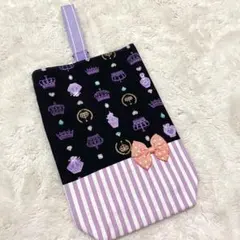 入園　入学　上履き入れ　シューズケース　パープル