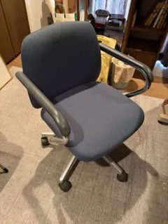 【引取・大阪市】KOKUYO オフィスチェア ネイビー