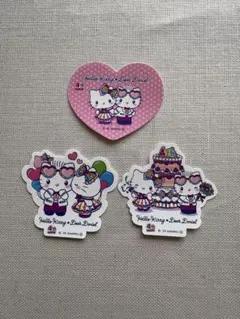 ハローキティ⭐︎ディアダニエル ダイカットステッカー　シール　　イオンキャンペーン