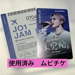 JO1 川西拓実　未完成-Bon Voyage- 使用済みムビチケカード