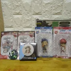 一番くじ　黒子のバスケ フィギュア2体　ドラゴンボールメタルトレイ2枚他