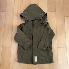 フード付きオリーブジャケット　ツーウェイ　110