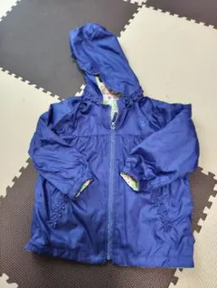 KP　リバーシブルフード付きジャケット ネイビー 花柄