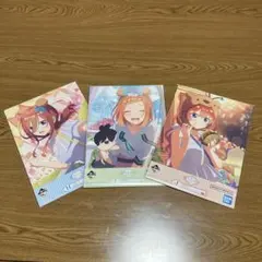 五等分の花嫁　夢のひととき　イラストボード3枚セット