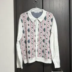 TTT MSW FlowerJacquard 花柄カーディガン