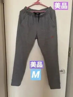 【美品】YONEX スウェット ジョガーパンツ グレー メンズ　M 厚手のサムネイル