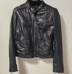 美品　アメリカンラグシー　レザー　ジャケット　ブルゾン　g1 本革　牛革　黒　M 2025年最新】アメリカンラグシー ライダースの人気アイテム