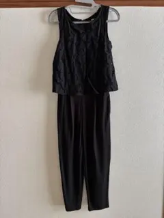 UNIQLO レースコンビネゾン オールインワン ブラックのサムネイル