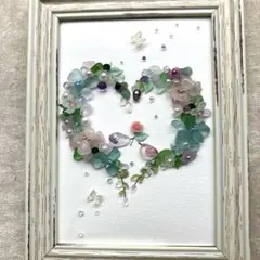 シーグラスアート 感謝ܸ⁺˳✿⏦۠₊