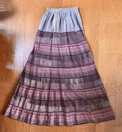 エスニックロングスカート／コットンのサムネイル