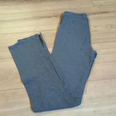 【ユニクロ】リブレギンス グレー スリット入 Mサイズ