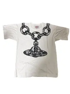 Vivienne westwood MAN オーブ刺繍 Tシャツ 美品 白 44 - メルカリ
