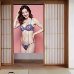 【のれん】　タペストリー　アイドル　ドアカーテンのサムネイル