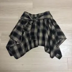 【Y2K チェック柄ミニスカート】