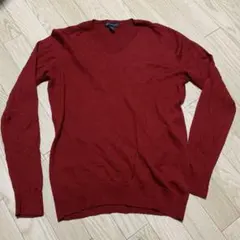 I.N.C. Vネック ニット レッド Sサイズ