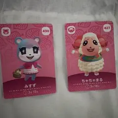 どうぶつの森 amiiboカード みずず ちゃちゃまる