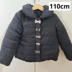 【美品】プティマイン 抗菌防臭_中綿リボンジャケット