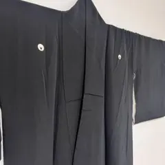 黒紋付 喪服 五つ紋 袷 レディース 身丈143cm 裄61cm