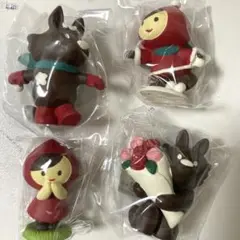 オトギッコ　赤ずきんと動物のフィギュアセット
