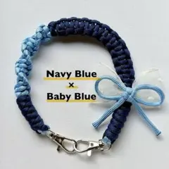 パラコード　ハンドストラップ　スマホストラップ　ハンドメイド　リボン 27