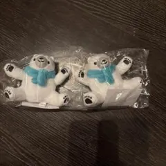ホッキョクグマ ぬいぐるみ 2個セット　しろくまくん