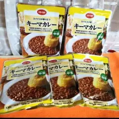 スパイスが香り立つ キーマカレー スパイシーな中辛　レトルトカレー5袋 コープのサムネイル