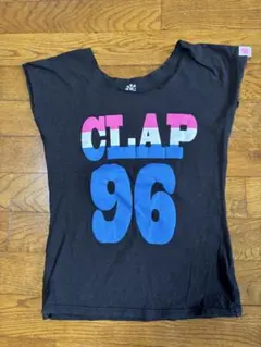 clap ブラック Tシャツ Women's Mのサムネイル