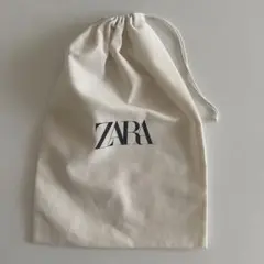 ZARA 巾着袋 ショッパー コットンバッグのサムネイル