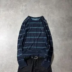 00s Archive Striped Tee Tech Grunge cboyのサムネイル