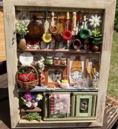 専用　リクエスト　378フレームオブジェ メルヘンキッチン　ミニチュア