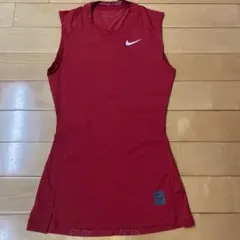 Nike Pro メンズS アンダーシャツ レッド