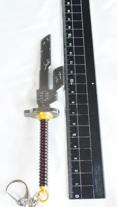 15cm天逆鉾（あまのさかほこ）黒 呪術廻戦 ミニ武器 キーホルダー アクセサリのサムネイル