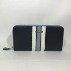 COACH コーチ ラウンドファスナー 長財布 レザー