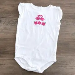gymboree❋刺繍フラミンゴ ロンパース/80cmのサムネイル
