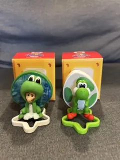 ハッピーセット ザ・スーパーマリオギャラクシー　ヨッシー　カエルルイージ　セット