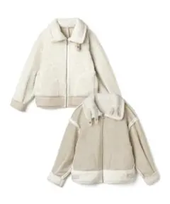 リバーシブルボアジャケット