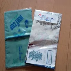レトロ　いわき平けいりん ハンカチ 2枚セット