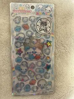 【正規品】光るジュエルプチドロップシール　ぷくぷくあわわちゃん　ストーンズつき