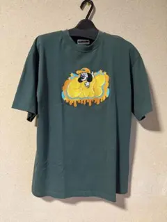 centimeter 刺繍 Tシャツ ダークグリーン