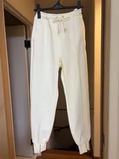 CLORE+ アイボリー ジョガーパンツ Fサイズ　 新品未使用タグ付き