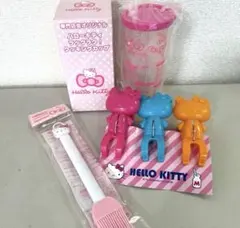 ハローキティ レトロ キッチン 水切りカゴ キティ キティちゃん ピンク