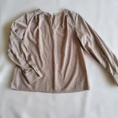 OPAQUE.CLIP 長袖 ブラウス 幾何学模様　36号 Sサイズ　美品ですのサムネイル