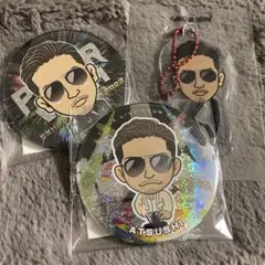 ATSUSHI缶バッジクリアチャーム