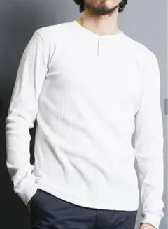 Magine（マージン）ヘンリーネックカットソー ／ロングスリーブTシャツロンT