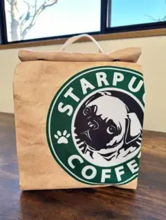日本未発売 2way リュック バッグ 犬 いぬ パグ かわいい 防水 スタバ 