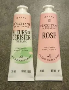 ロクシタン ハンドクリーム ローズ チェリーブロッサム 30ml 2本 新品
