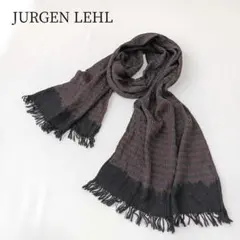 JURGEN LEHL ヨーガンレール ショール フリンジ　チェック　総柄　小物のサムネイル