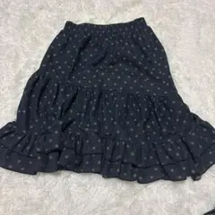 ドットスカート 水玉 古着 ニュウニュウ