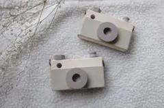 ウッドトイカメラ (クリーム)